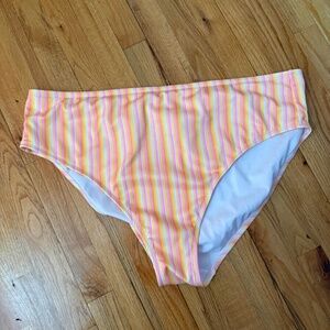Striped Bikini Bottom Wild Fable Plus Size